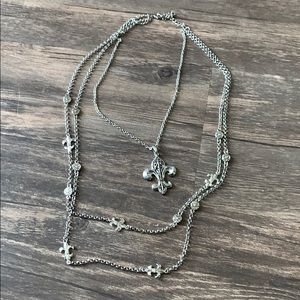 Multi-Chain Silver Necklace